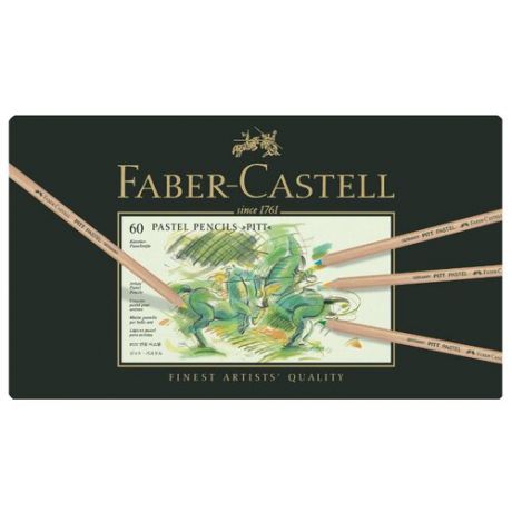 Faber-Castell Пастельные карандаши Pitt 60 цветов (112160)