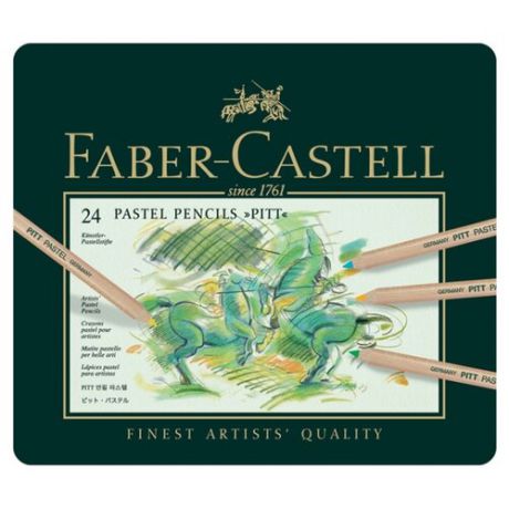 Faber-Castell Пастельные карандаши Pitt 24 цвета (112124)