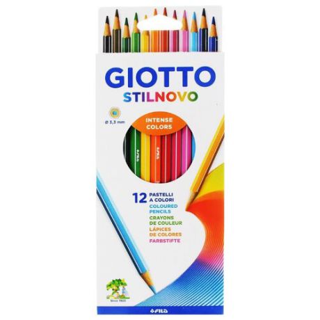 GIOTTO Цветные карандаши Stilnovo 12 цветов (256500)
