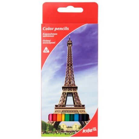 Kite цветные карандаши Города, 12 цветов (K17-053-2)