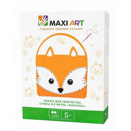 Maxi Art Набор для творчества Сумка из фетра Лисичка (МА-A0280)