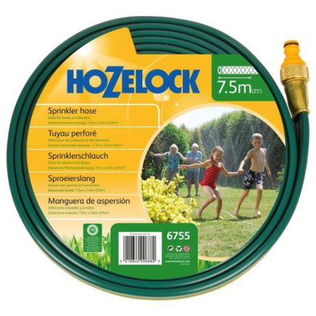 Комплект для полива HOZELOCK Sprinkler Hose 7.5 метра зеленый