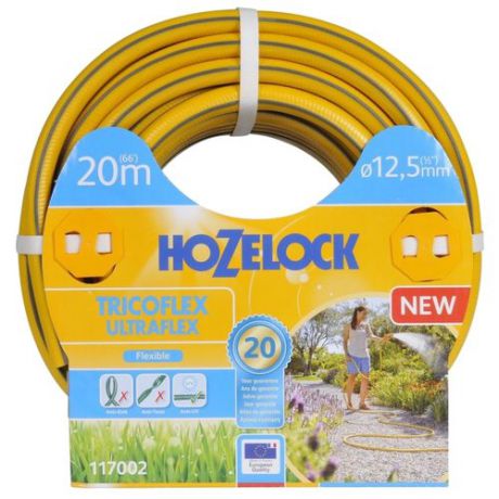 Шланг HOZELOCK Tricoflex Ultraflex 1/2" 20 метров желтый