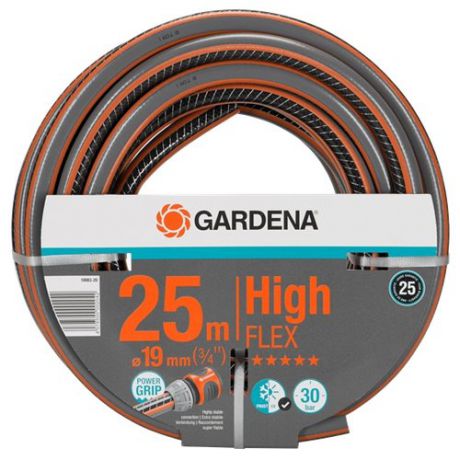 Шланг GARDENA HighFLEX 3/4" 25 метров оранжевый/черный