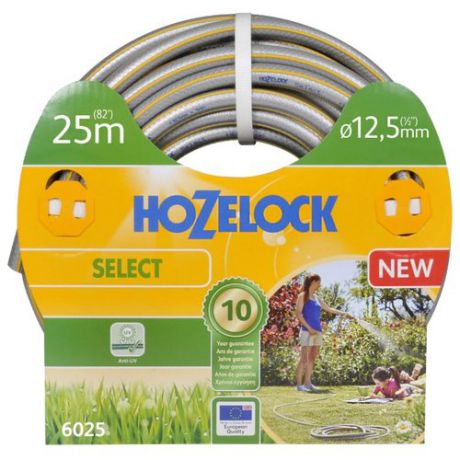 Шланг HOZELOCK Select 1/2" 25 метров серый/желтый
