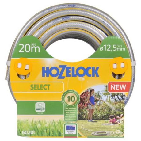 Шланг HOZELOCK Select 1/2" 20 метров серый/желтый