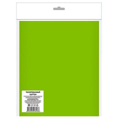 Цветной картон тонированный Апплика, A4, 8 л., 8 цв.