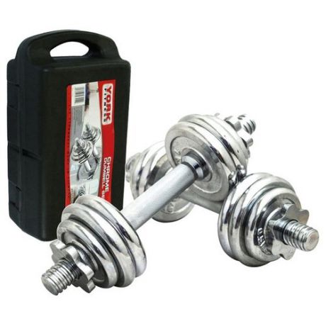 Набор гантелей разборных York Fitness B25615 2x7.5 кг