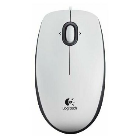 Мышь Logitech Mouse M100 White USB