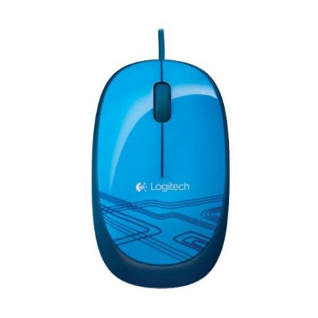 Мышь Logitech Mouse M105 Blue USB