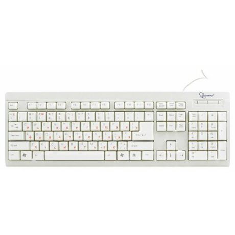 Клавиатура Gembird KB-8300U-R White USB