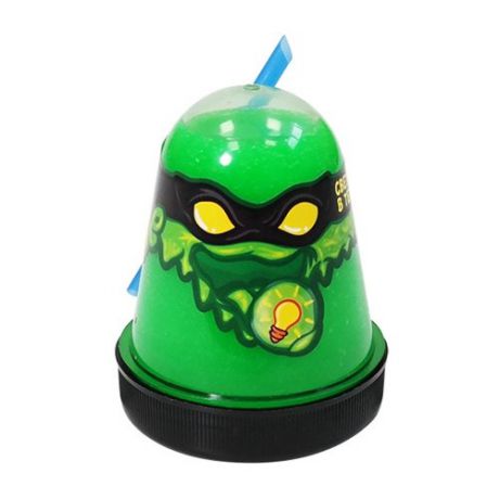 Лизун SLIME Ninja светится в темноте, зеленый, 130 г (S130-18)