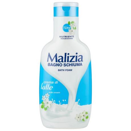 Malizia Пена для ванн Milk cream 1000 мл