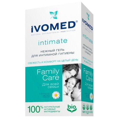 Ivomed Гель для интимной гигиены Intimate Family Care с экстрактом Ромашки, 250 мл
