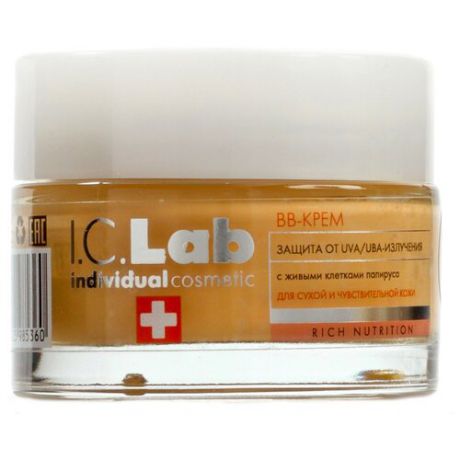 I.C.Lab BB-крем для сухой кожи лица с живыми клетками папируса 50 мл