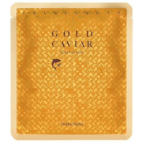 Маска Holika Holika Prime Youth Gold Caviar Gold Foil 25 мл