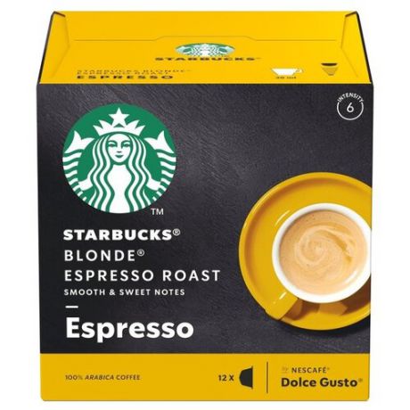 Starbucks Blonde® Espresso Roast (12 капс.)