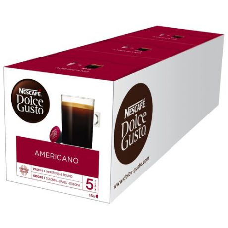 Кофе в капсулах Nescafe Dolce Gusto Americano (48 капс.)