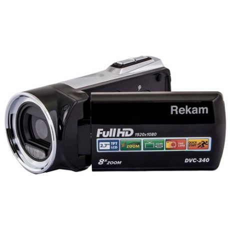 Видеокамера Rekam DVC-340 черный