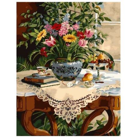 Color Kit Картина по номерам "Утренний чай" 40х50 см (CG930)