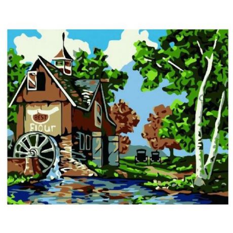Color Kit Картина по номерам "Старая мельница" 40х50 см (CG969)