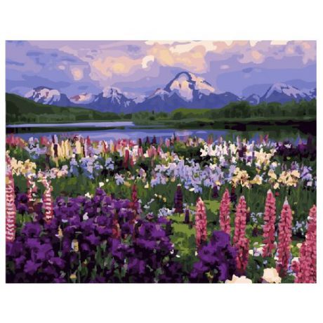 ВанГогВоМне Картина по номерам "Долина цветов", 40х50 см (ZX 10154)