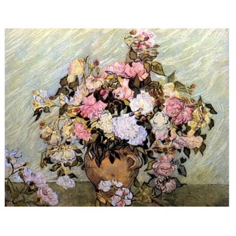 Molly Картина по номерам "Ваза с розами" 40х50 см (GX9807)