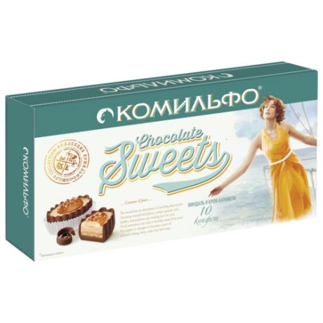 Набор конфет Комильфо Миндаль и крем-карамель 116 гр