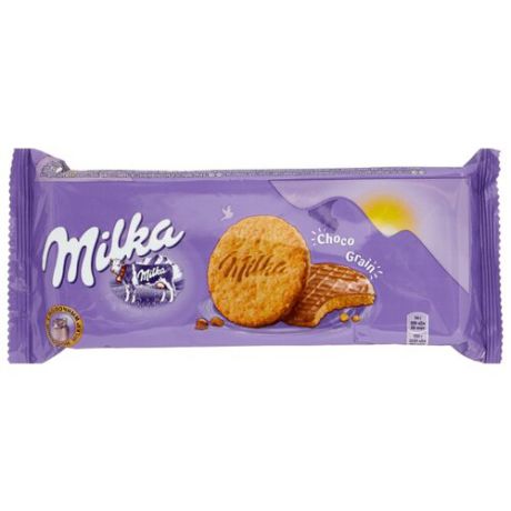 Печенье Milka choco grains, 168 г