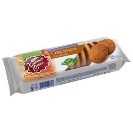 Печенье Хлебный Спас овсяное Особое на фруктозе, 250 г