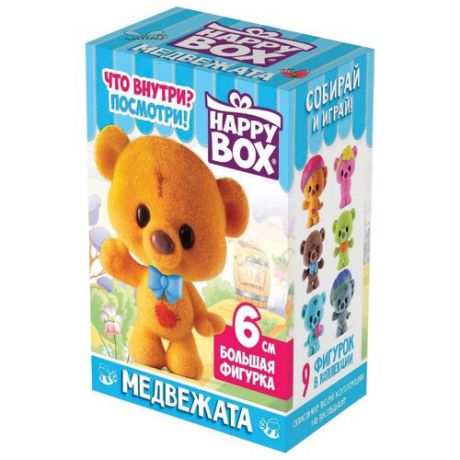 Игрушка с конфетами Happy Box Медвежата 18 г