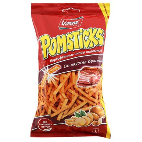 Картофельная соломка Lorenz Pomsticks со вкусом бекона 100 г