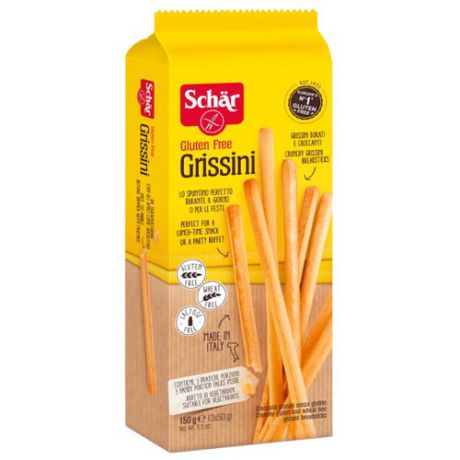 Хлебные палочки Schar Grissini без глютена 150 г