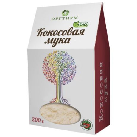 Мука Оргтиум экологическая кокосовая, 0.2 кг
