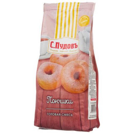 С.Пудовъ Мучная смесь Пончики, 0.4 кг