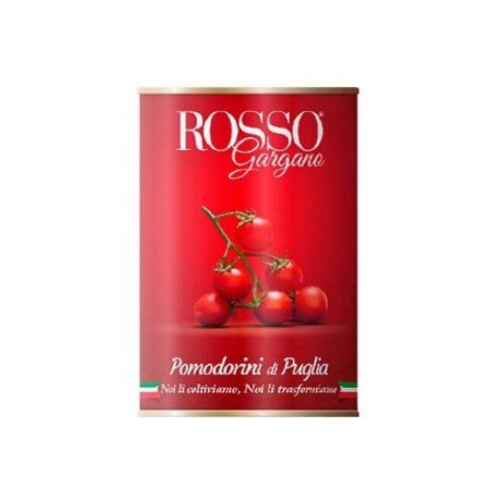 Томаты Черри в собственном соку Rosso Gargano жестяная банка 400 г