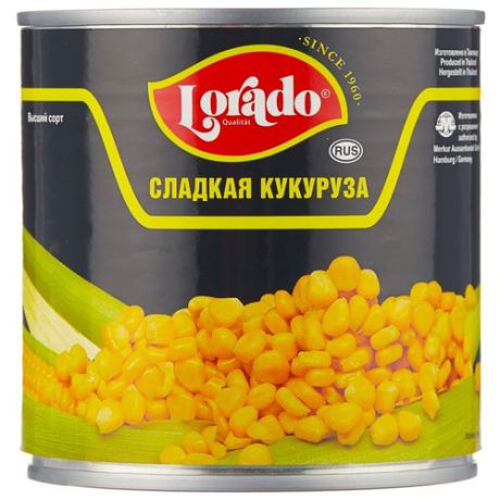 Кукуруза сладкая Lorado жестяная банка 340 г