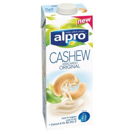 Ореховый напиток alpro Кешью Оригинальный 1.1%, 1 л