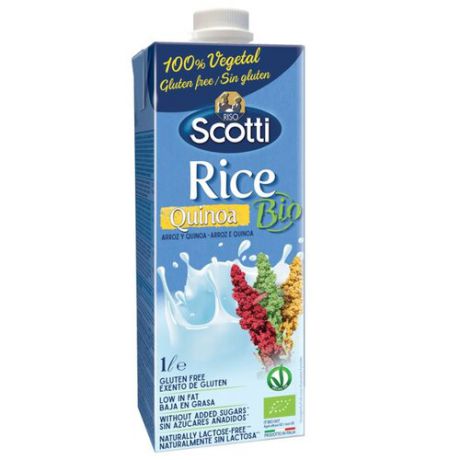 Рисовый напиток Riso Scotti Rice с киноа 1%, 1 л