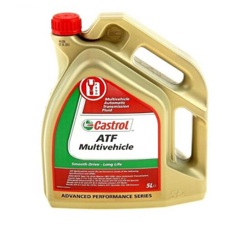 Трансмиссионное масло Castrol ATF Multivehicle 5 л