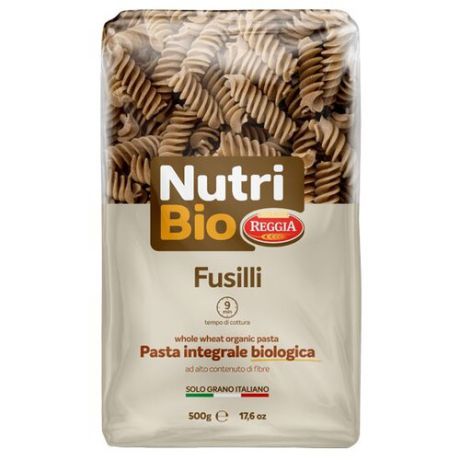 Pasta ReggiA Макароны Nutri Bio Fusilli №48, 500 г
