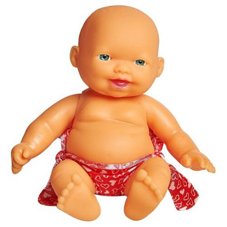 Пупс Lovely baby doll в розовых плавках, 12.5 см, XM629/2