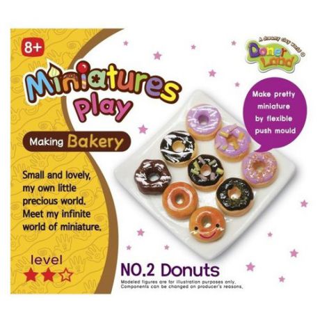 Полимерная глина Donerland Miniatures Play Donuts (NA05012)