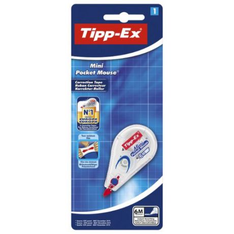 Tipp-Ex Корректирующий роллер Mini Pocket Mouse 5 мм х 5 м белый