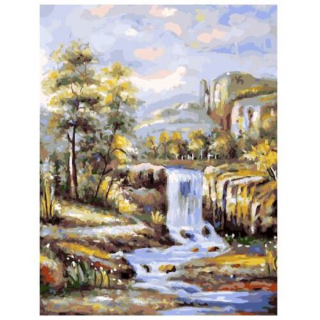 Color Kit Картина по номерам "Водопад в предгорьях" 40х50 см (CG898)