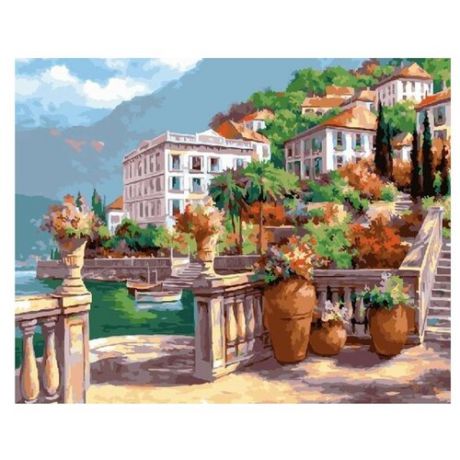 Color Kit Картина по номерам "Кипарисовая бухта" 40х50 см (CG944)