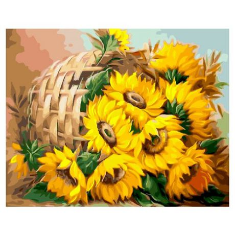 ВанГогВоМне Картина по номерам "Букет из солнышек", 40х50 (ZX 21241)