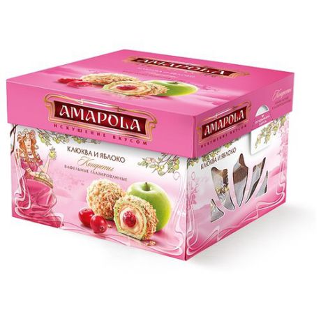 Набор конфет Amapola Клюква и яблоко 100 г