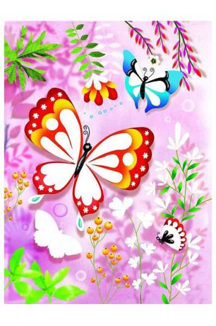 Раскраска Блестящие бабочки Djeco Раскраска Блестящие бабочки