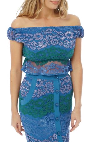Блузка Gloss Блузы с открытыми плечами